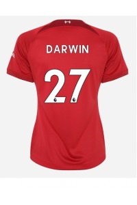 Liverpool Darwin Nunez #27 Voetbaltruitje Thuis tenue Dames 2022-23 Korte Mouw